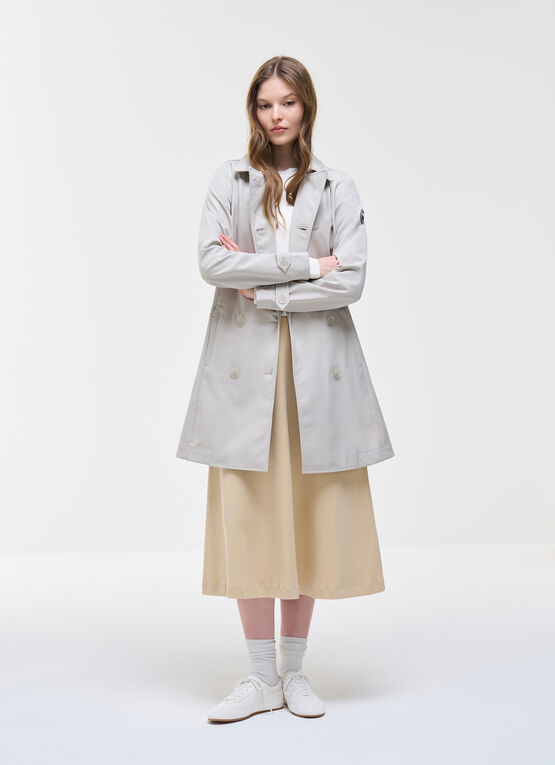 Waterproof trench coat