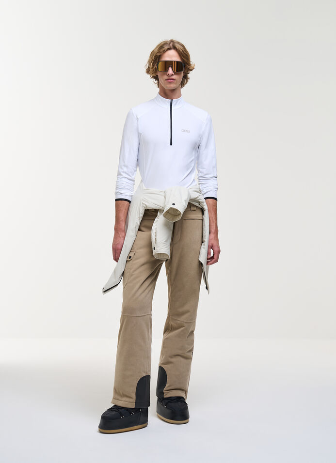 Ski-Thermoshirt mit Stretch und Reißverschlusskragen image number 1