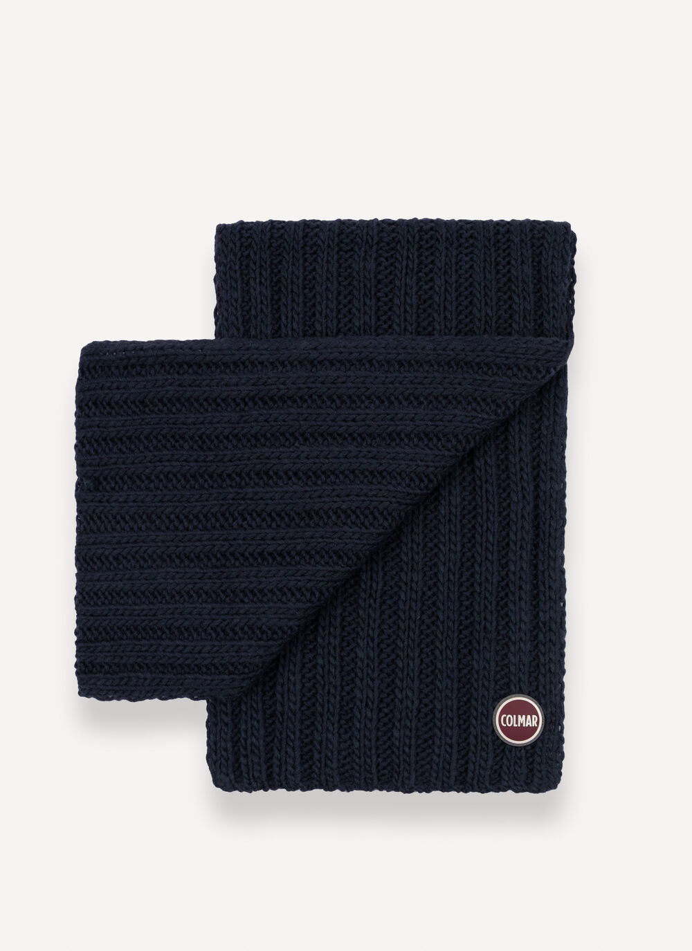 Long unisex rib-knit scarf image number 1