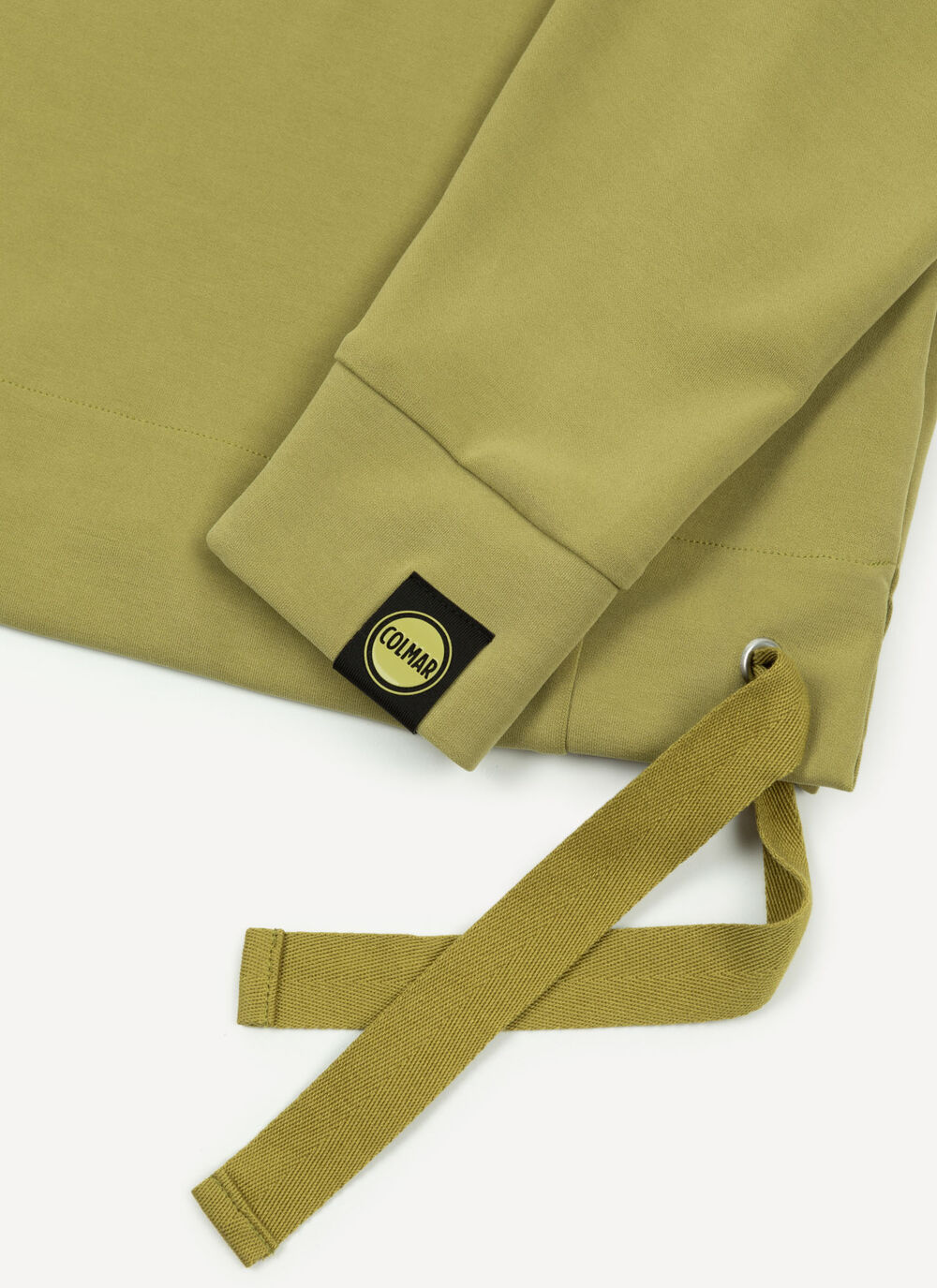 Crew-neck sweatshirt with drawstring  image number 6