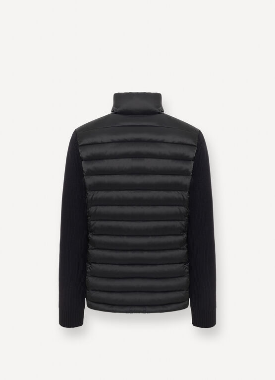 Chaqueta con mangas de punto