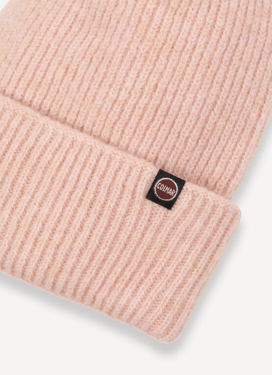 Lurex knit hat