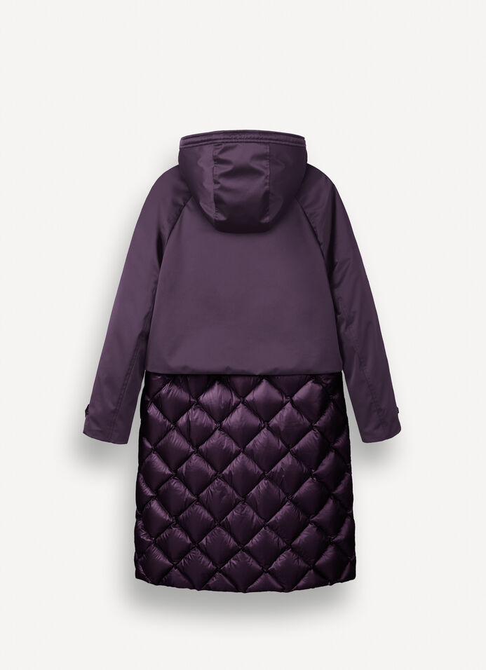 Long down-padded maxi-jacket image number 5