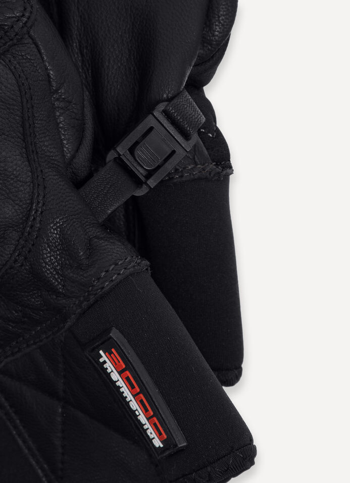 Men's leather ski gloves image number 1