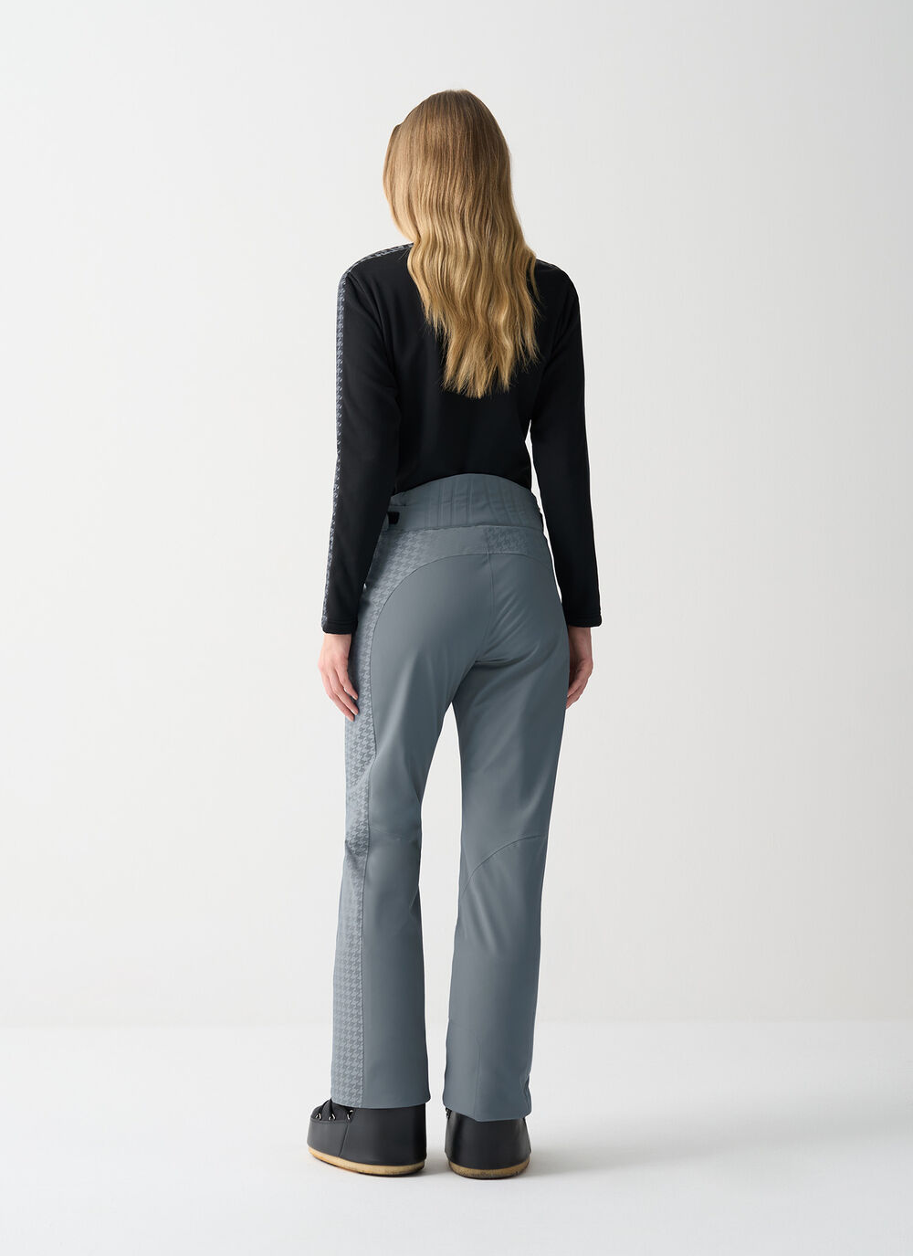 Houndstooth ski trousers image number 3