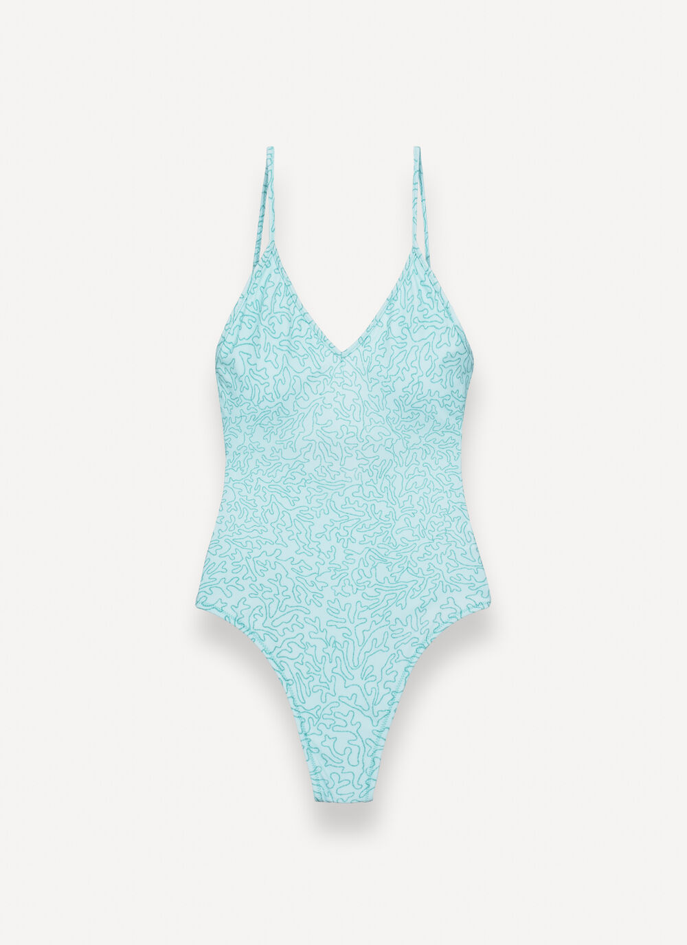 Patterned one-piece swimsuit image number 4