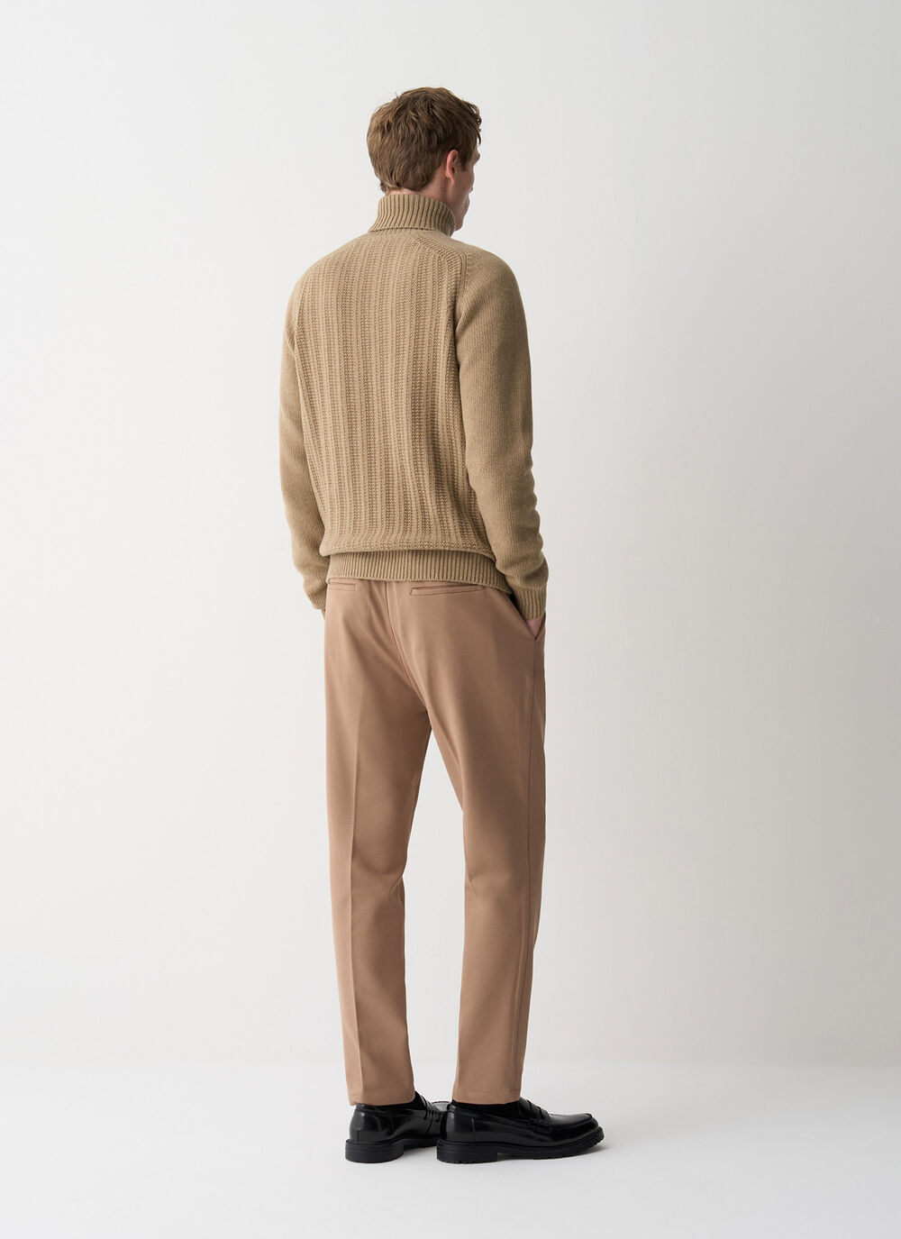 Ribbed polo-neck image number 3