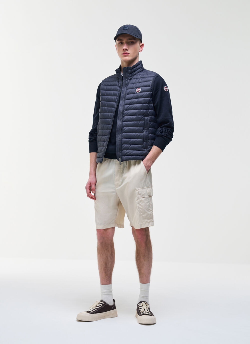 Doudoune sans manches en duvet l&eacute;ger image number 0