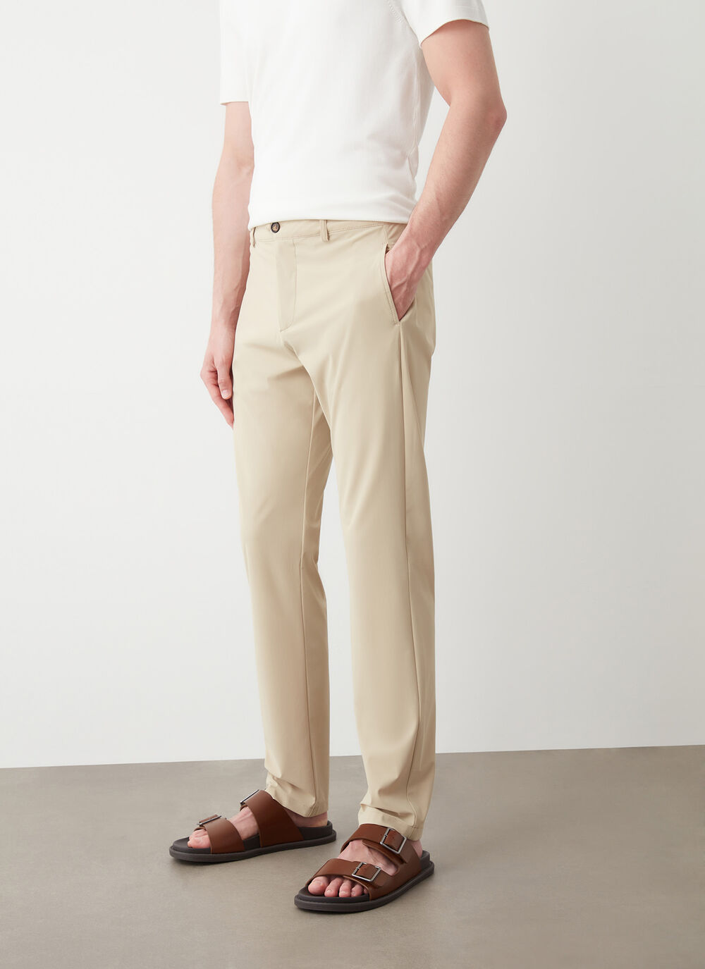 Easy care lightweight trousers image number 0