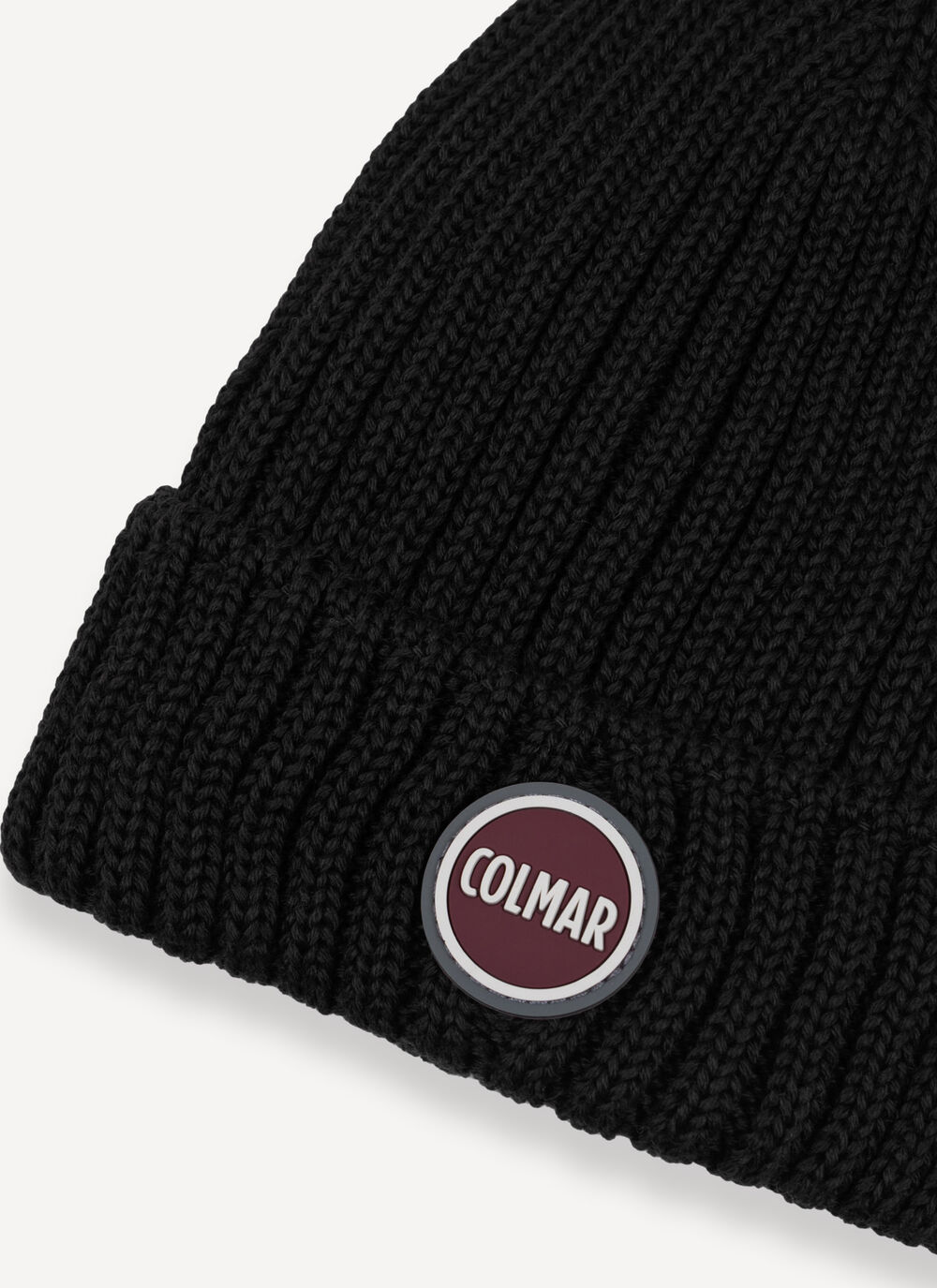 Unisex rib-knit hat with turn-up image number 4