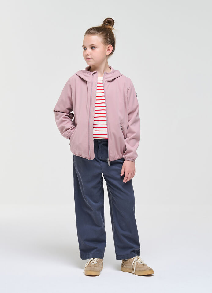 Softshell hooded jacket