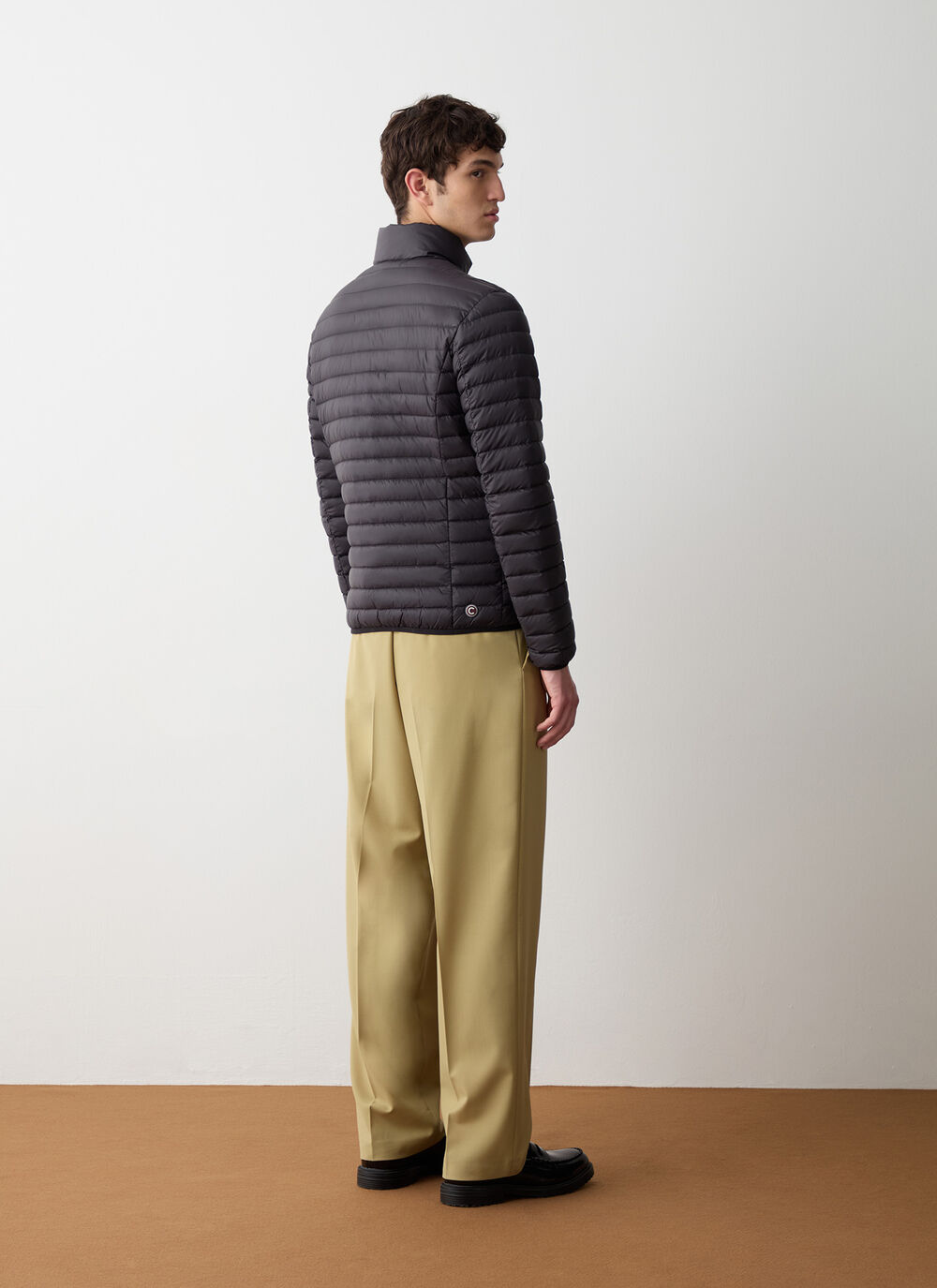 Autumn-weight down jacket with padded collar image number 3