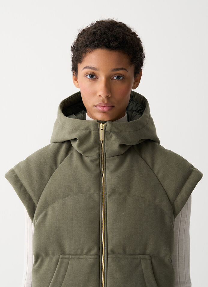 Gilet with chevron design image number 2