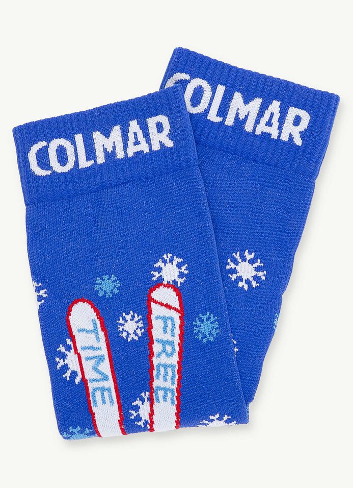 Unisex snowflake ski socks image number 2