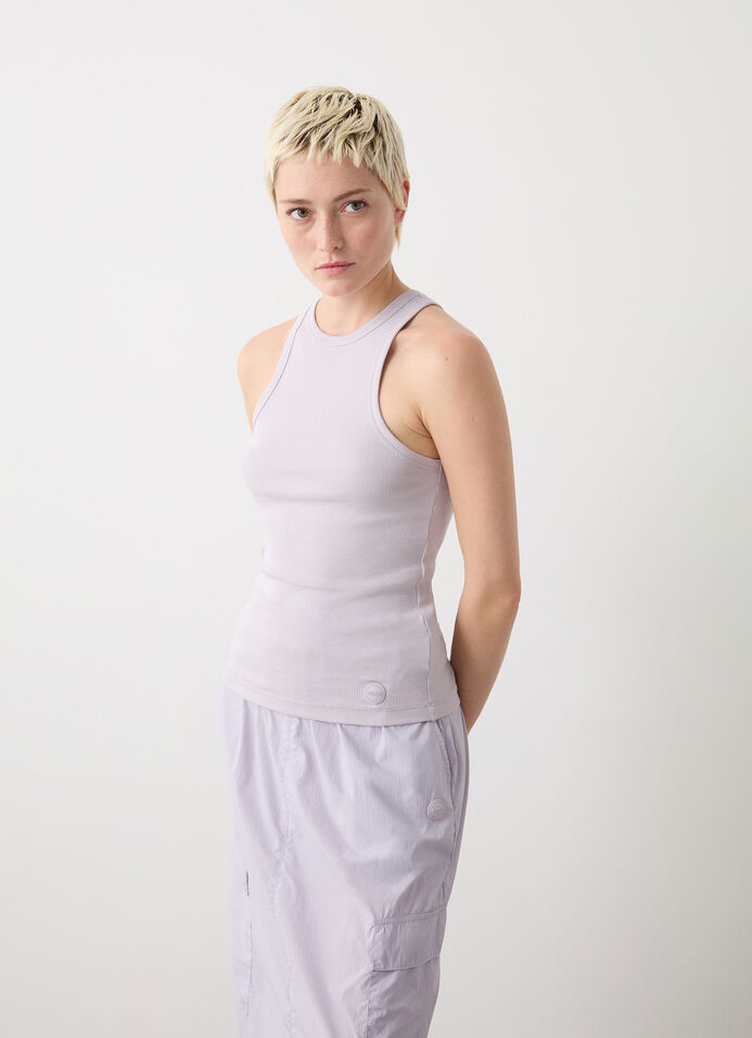 Ribbed vest top image number 0