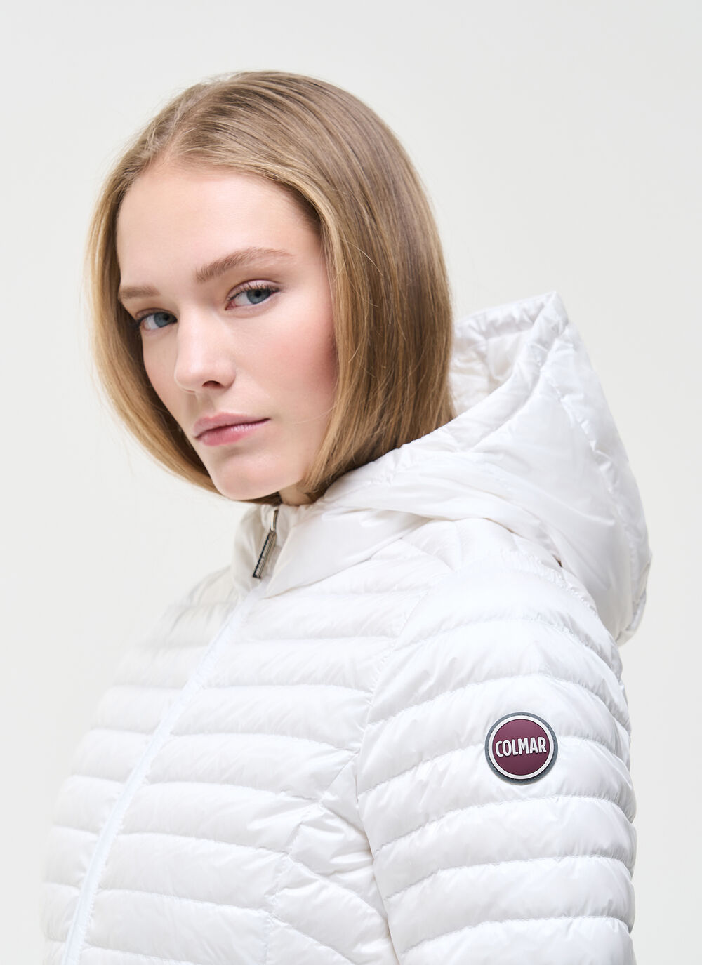 Light down jacket with hood image number 2