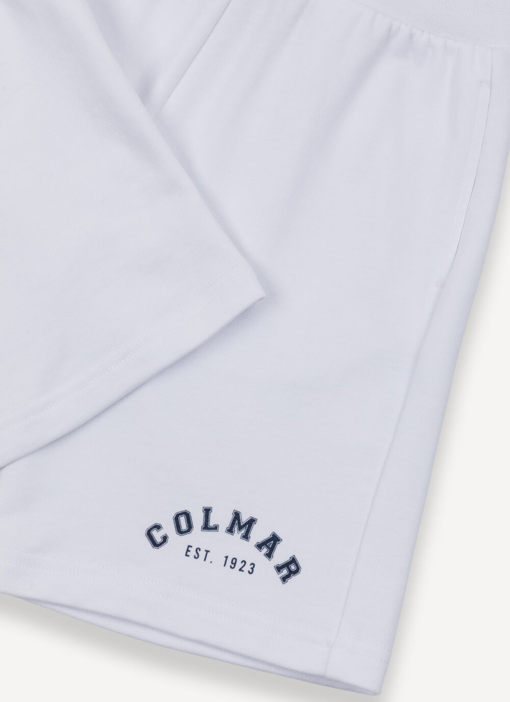 College-style fleece shorts image number 6