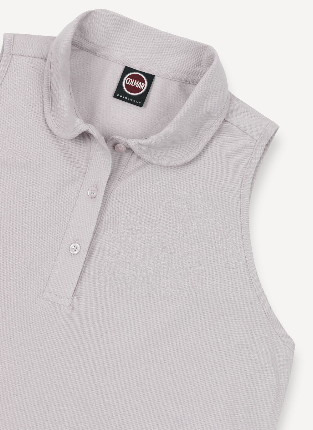 Sleeveless cotton piqu&eacute; polo shirt image number 6
