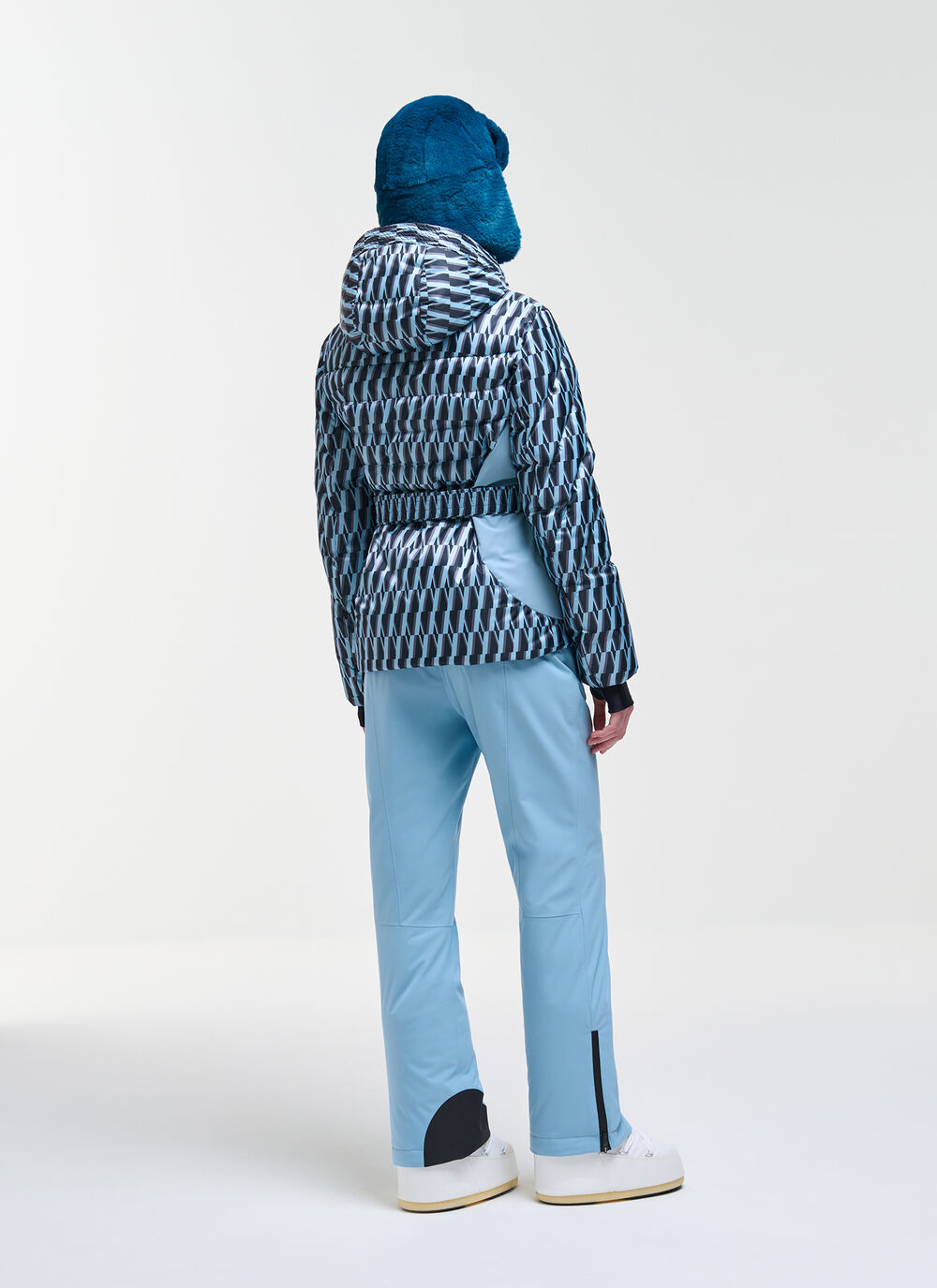 Ritmo padded ski jacket with belt