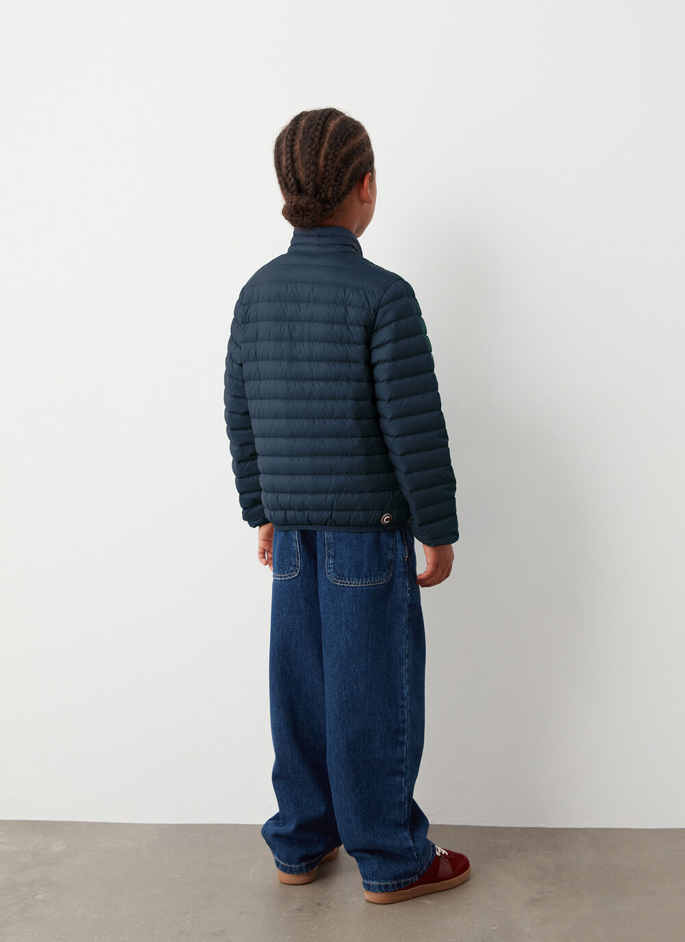 Sporty down jacket with padded collar image number 3