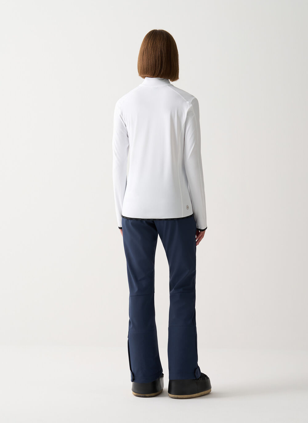 Thermal stretch ski jumper with half-zip image number 3