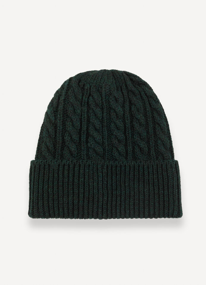 Unisex cable-knit hat image number 2