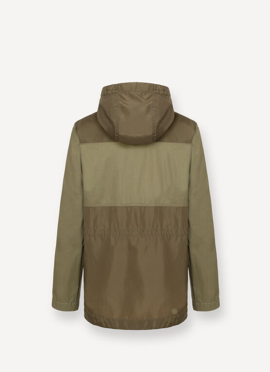 Cotton and nylon jacket