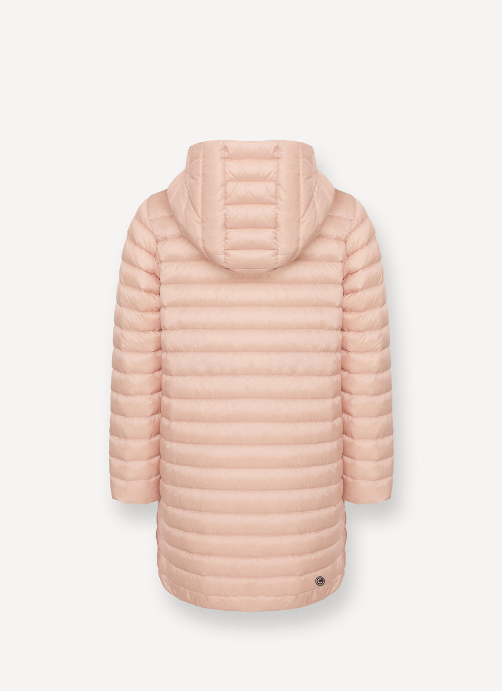 Long down jacket with hood image number 5