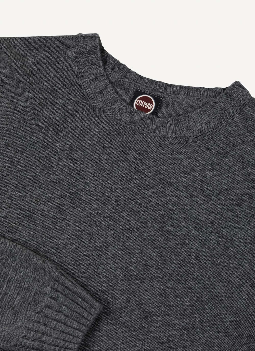 Branded wool pullover image number 6