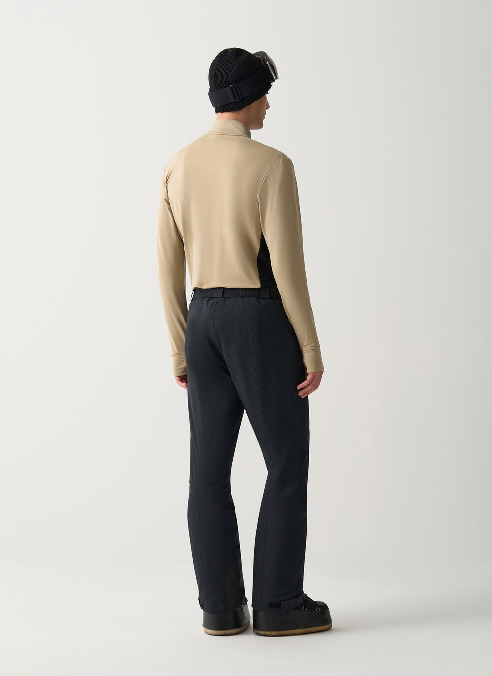 Padded ski pants with belt image number 3