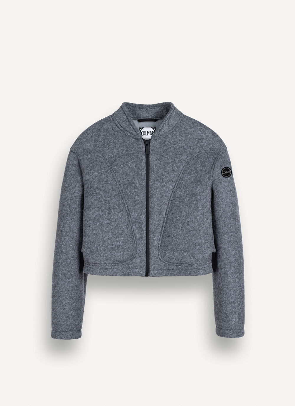 Cropped scuba bomber jacket image number 4