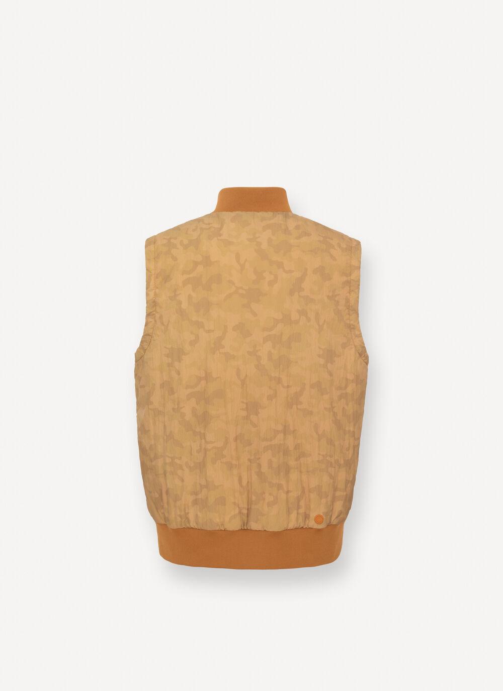 Camouflage down-padded gilet  image number 5