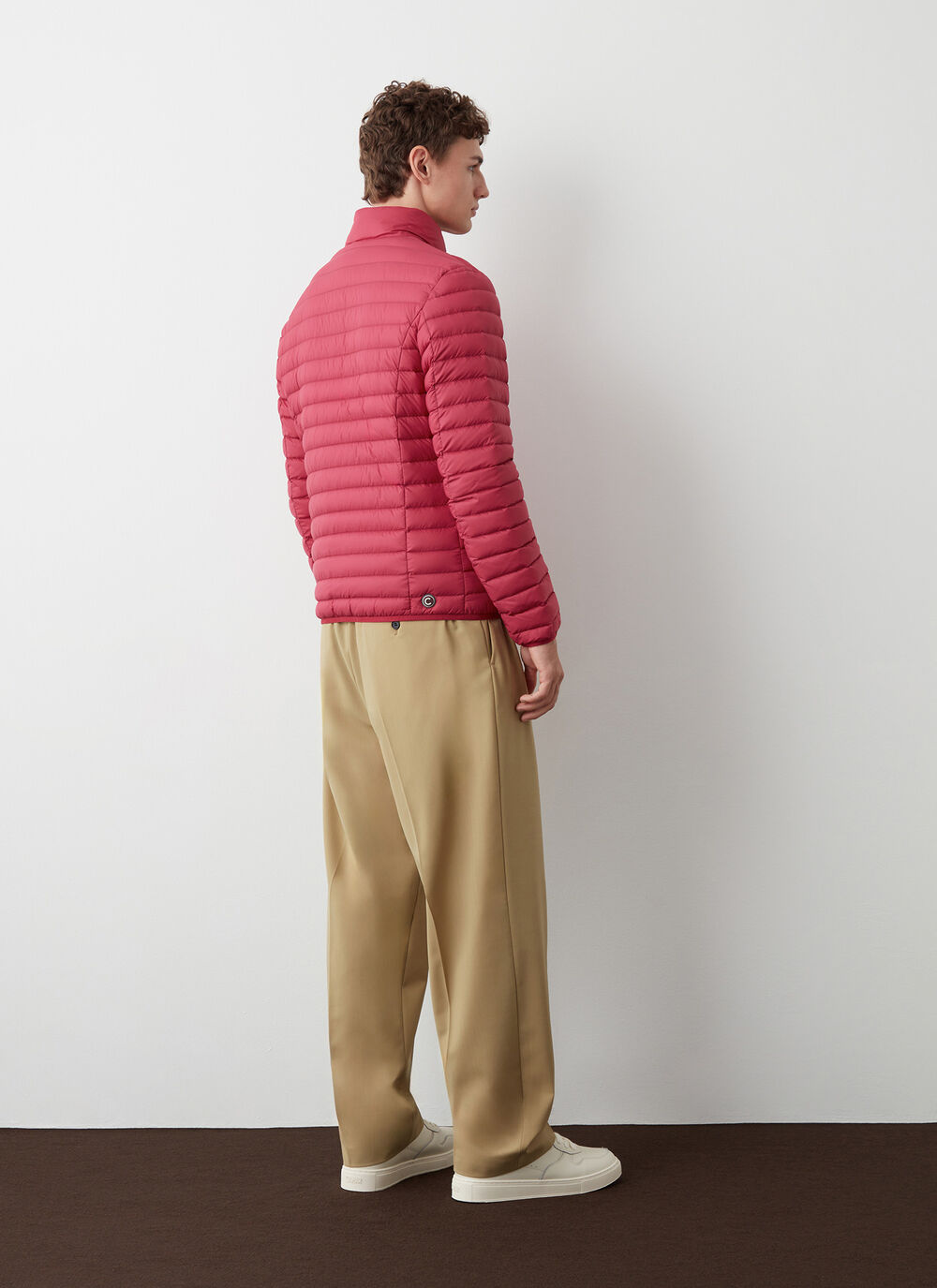 Autumn-weight down jacket with padded collar image number 3