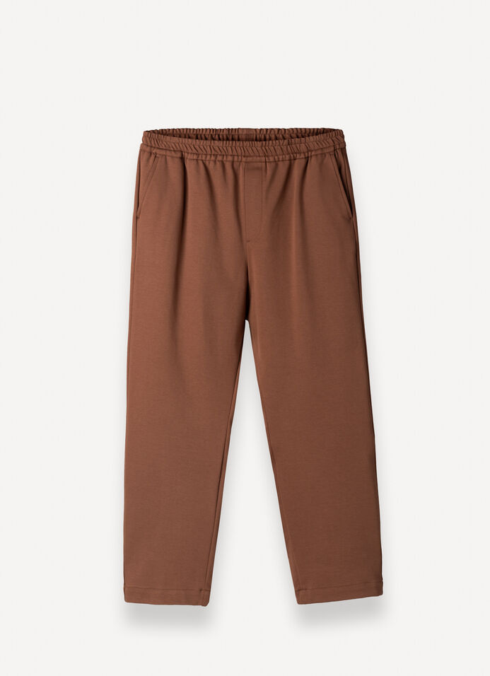 Stretch interlock baggy trousers  image number 3