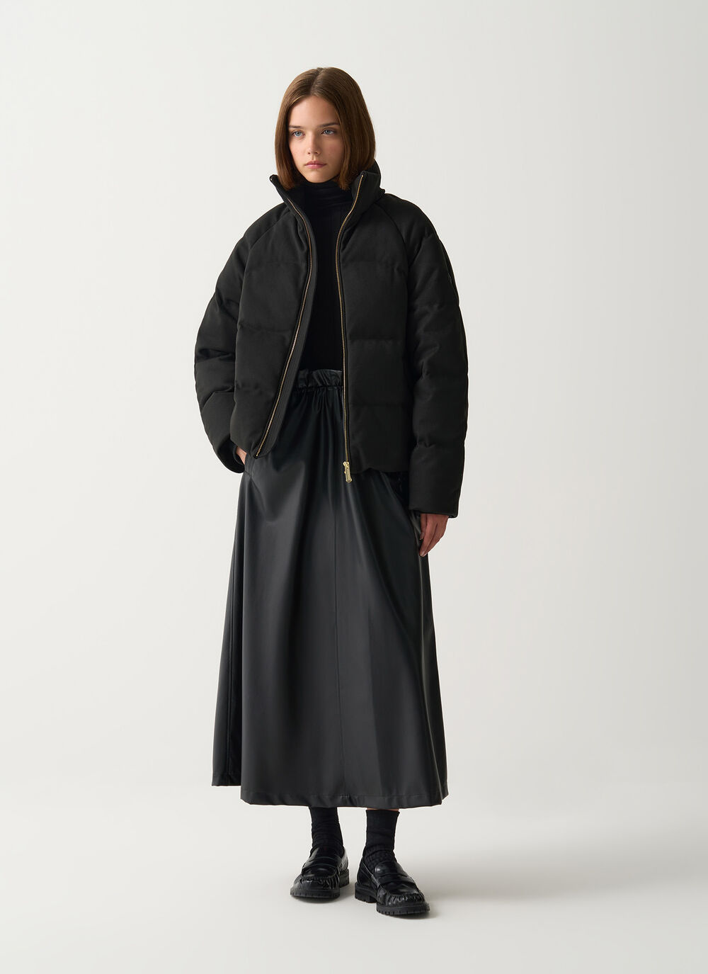 Doudoune avec motif de chevrons  image number 0