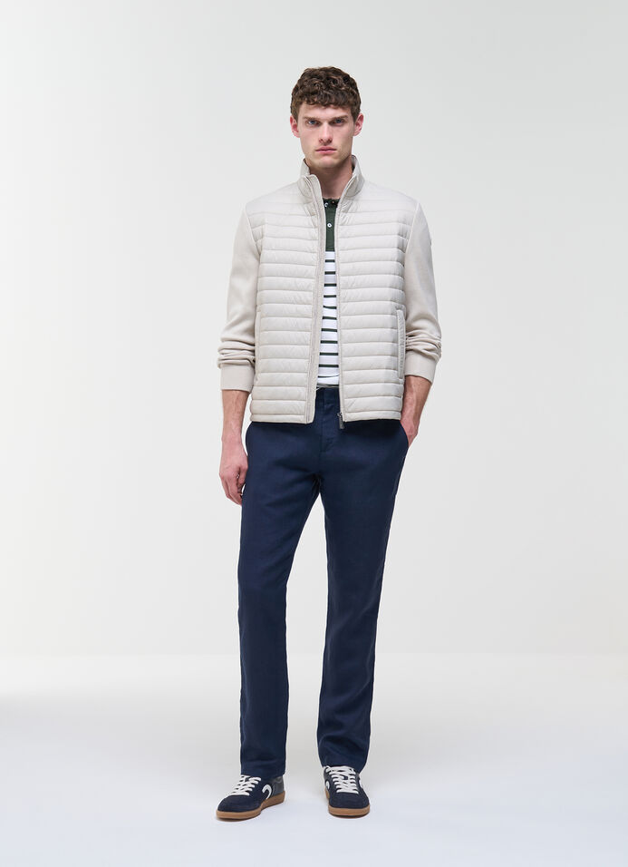 Hybrid padded jacket