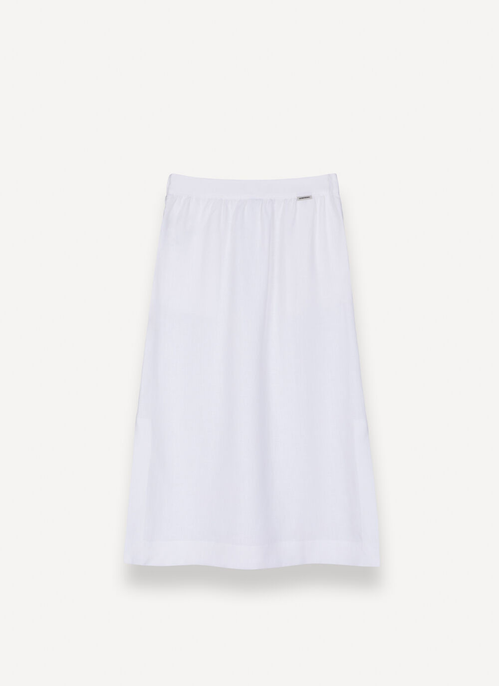 Linen midi skirt image number 5