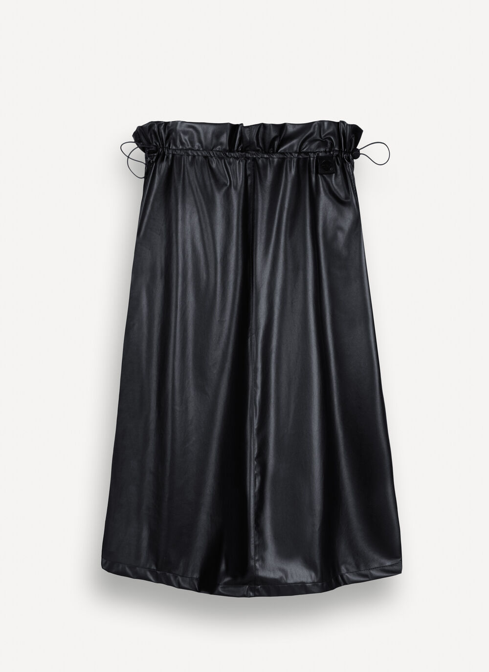 Faux leather midi skirt image number 5