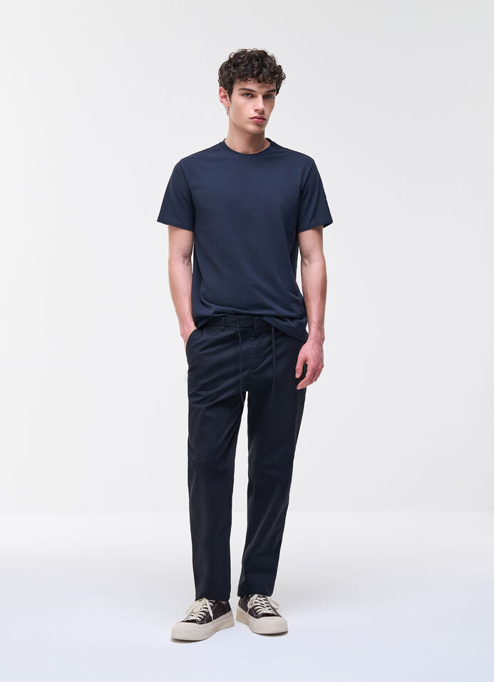 T-shirt logot&eacute; en coton piqu&eacute;