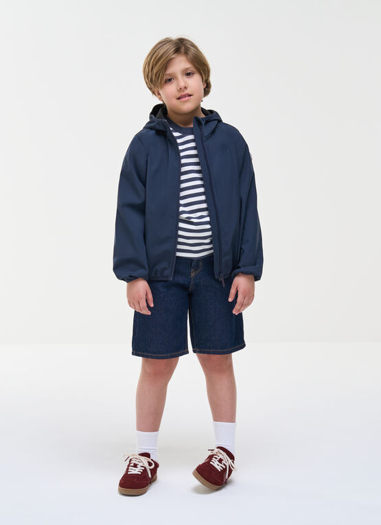 Kapuzenjacke aus Softshell