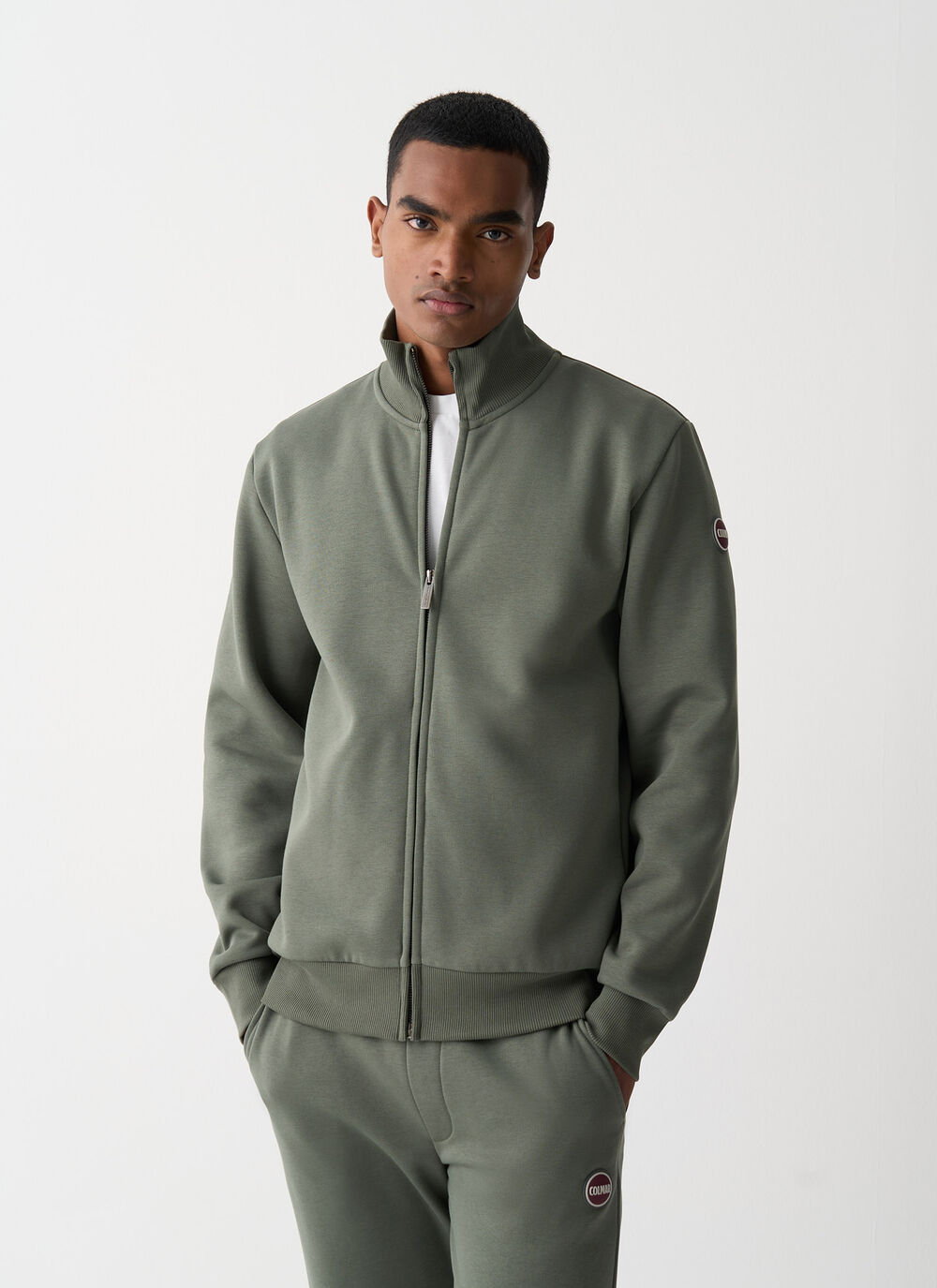 Sweatshirt mit hohem Kragen aus Baumwolle image number 1