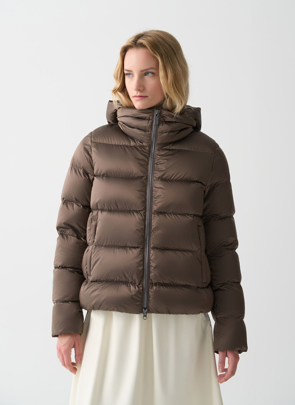 Daunenjacke mit abnehmbarer Kapuze image number 1