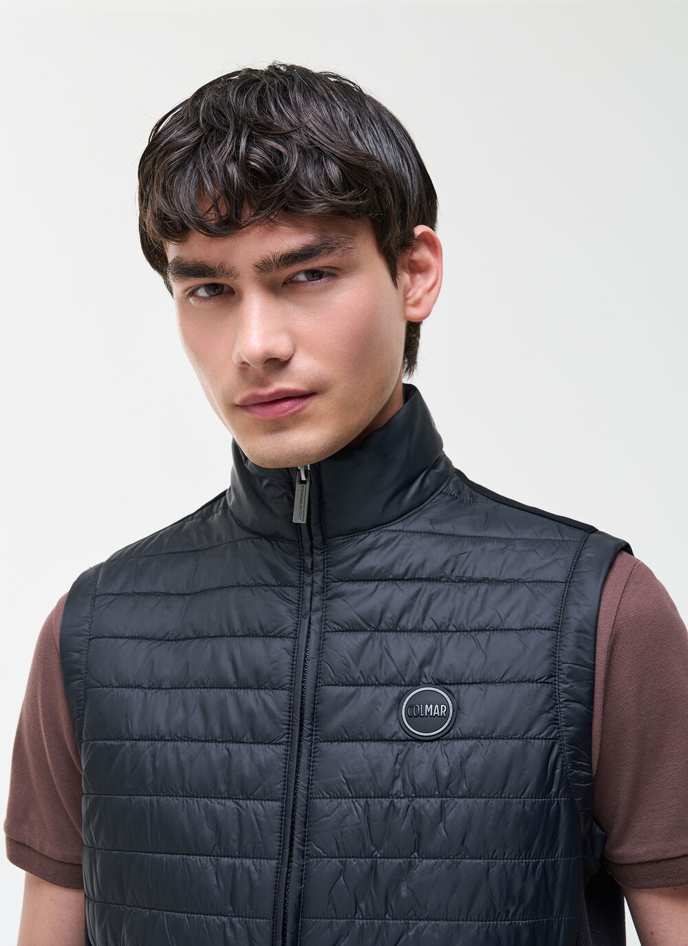  Weste aus Watte mit Strickeins&auml;tzen image number 2