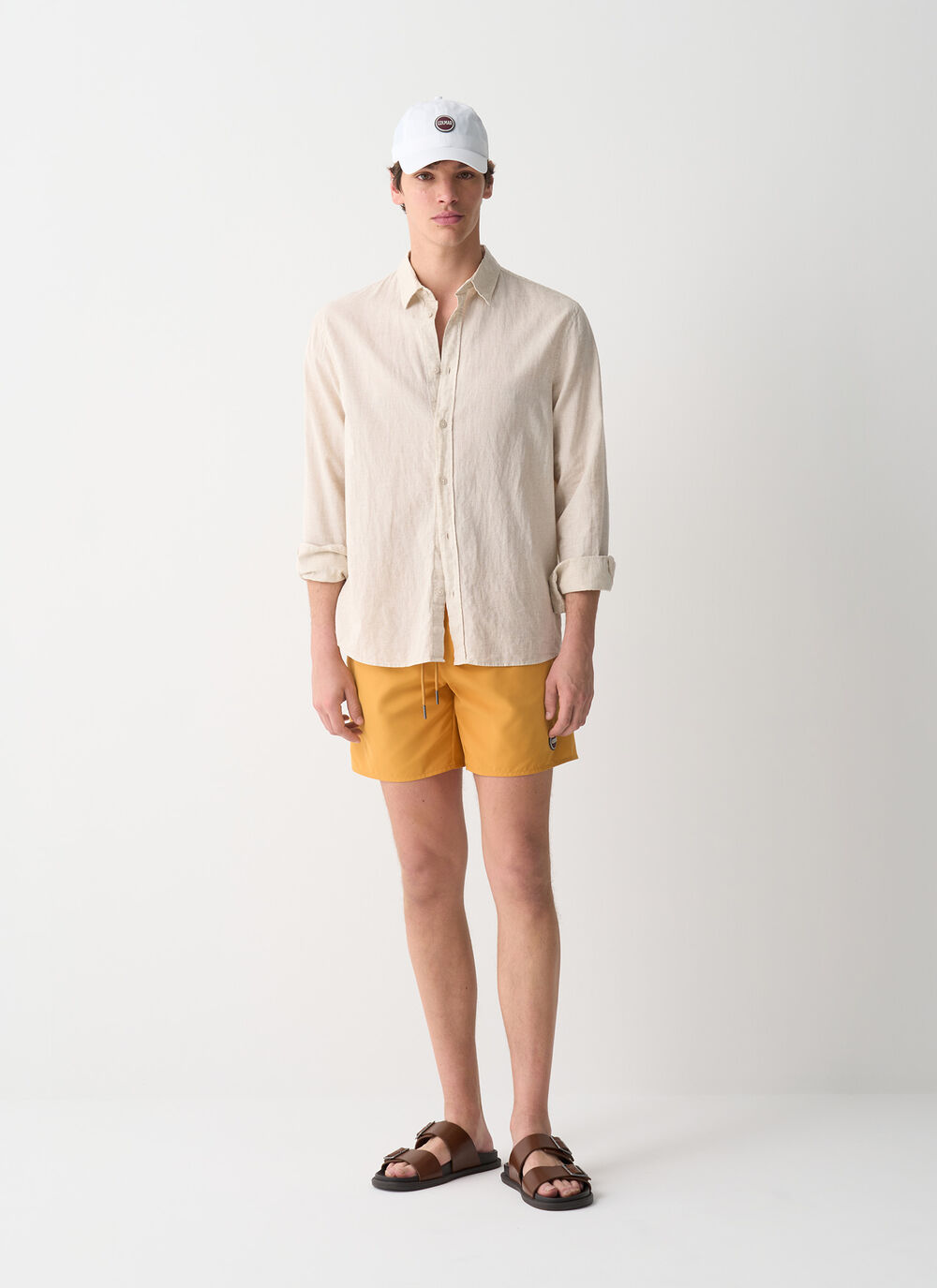 Solid-colour swimsuit image number 0