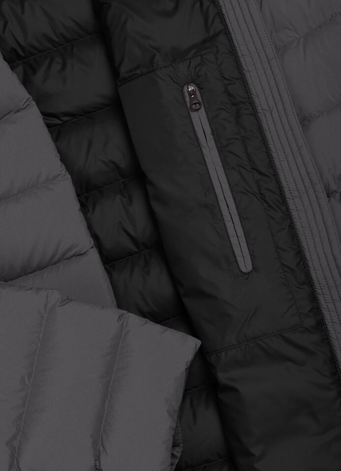 Down jacket with detachable hood image number 6