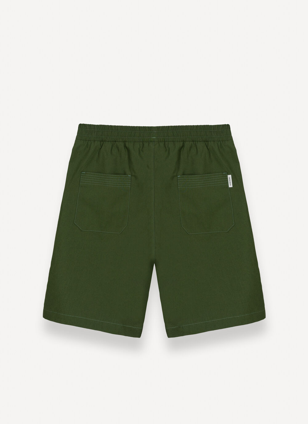 Cotton poplin shorts image number 5