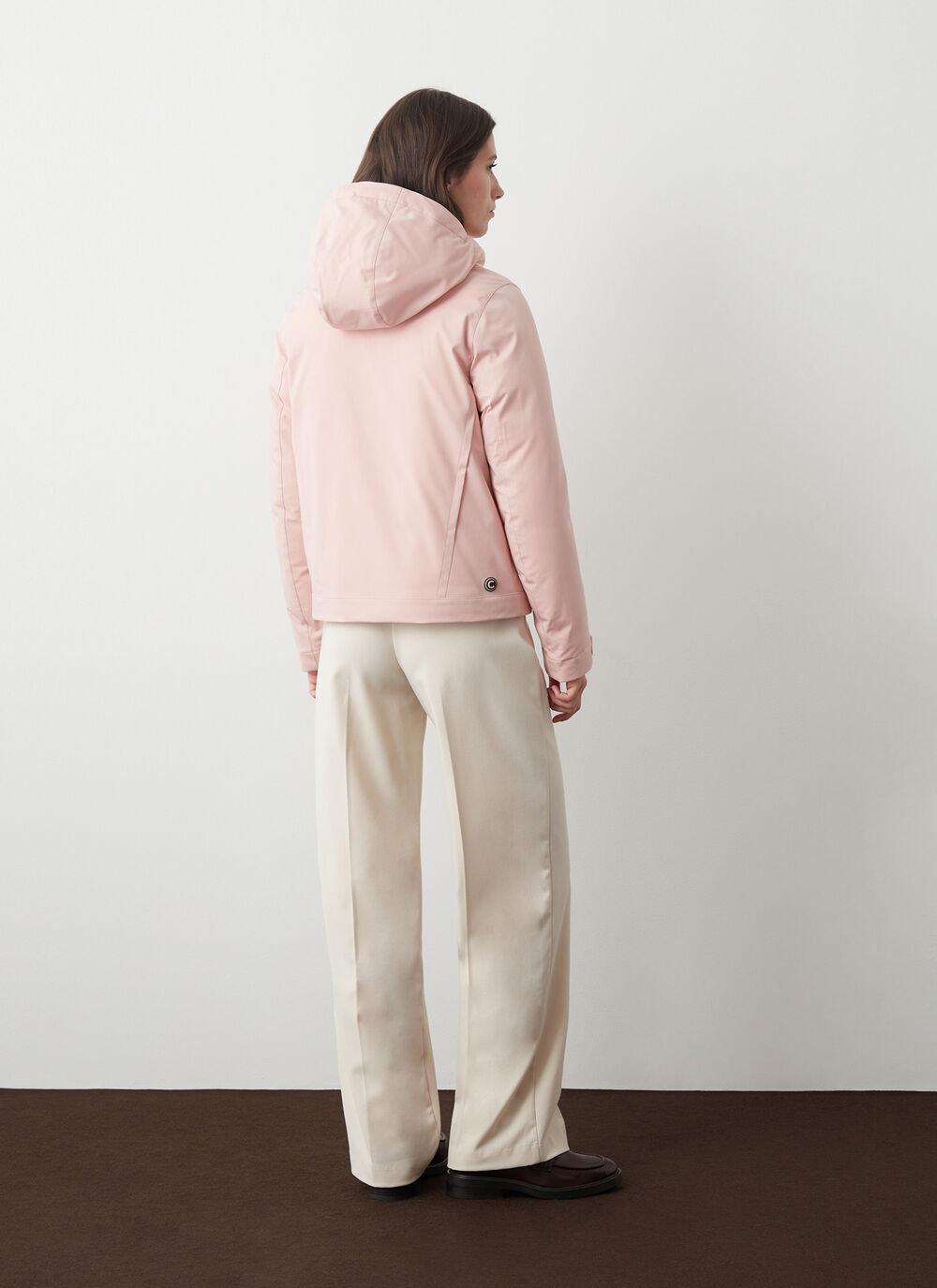 Waterproof fabric down jacket image number 3