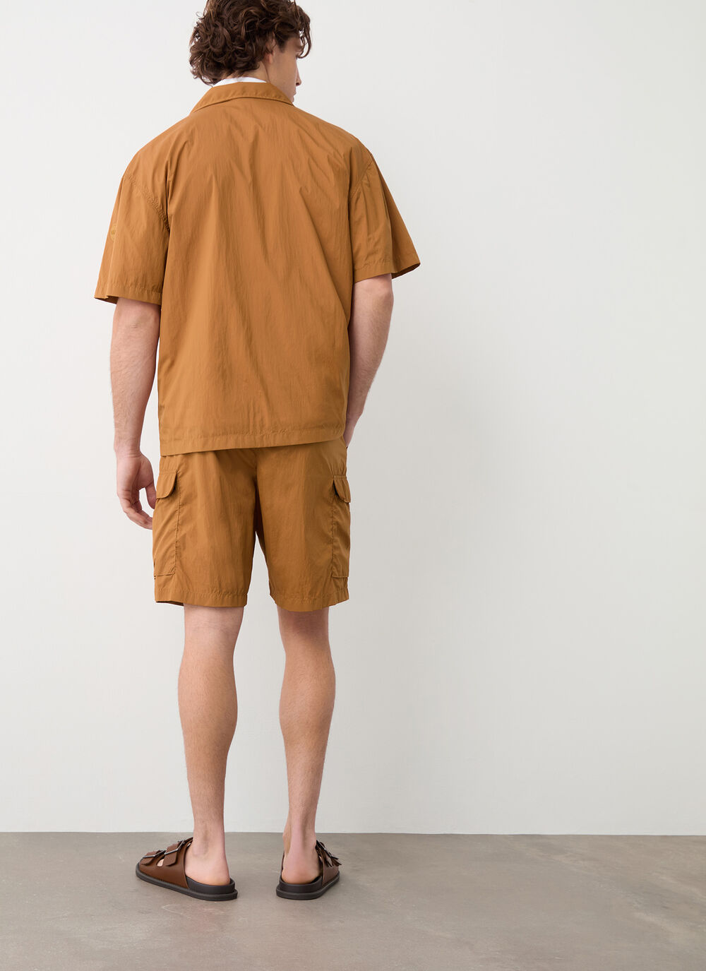 Shirt in water-repellent nylon image number 3