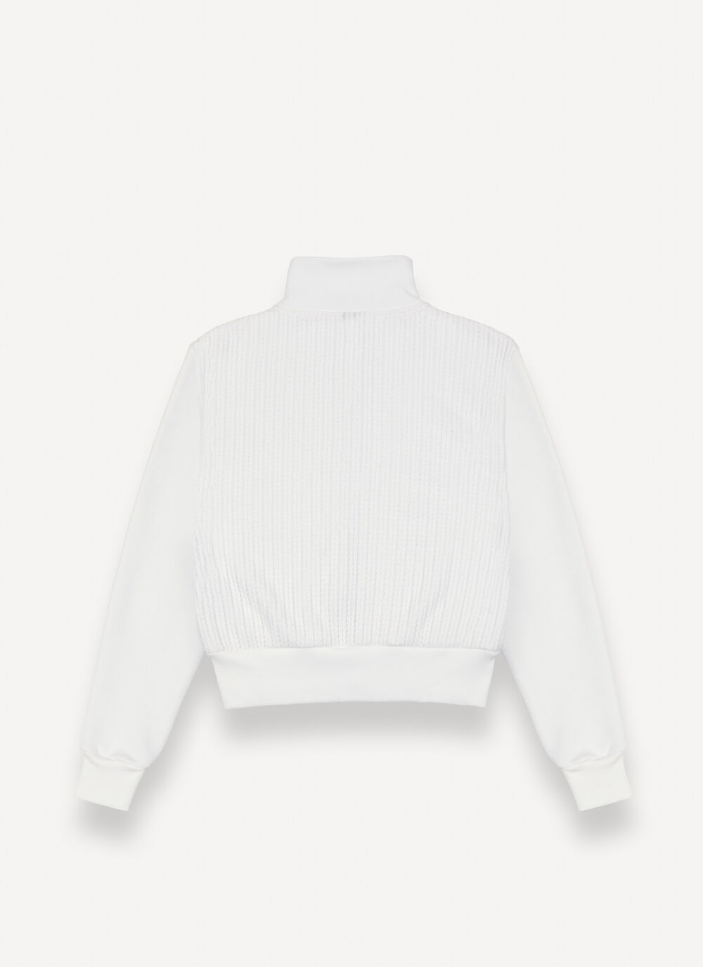 Cable-knit zip-up sweatshirt image number 4