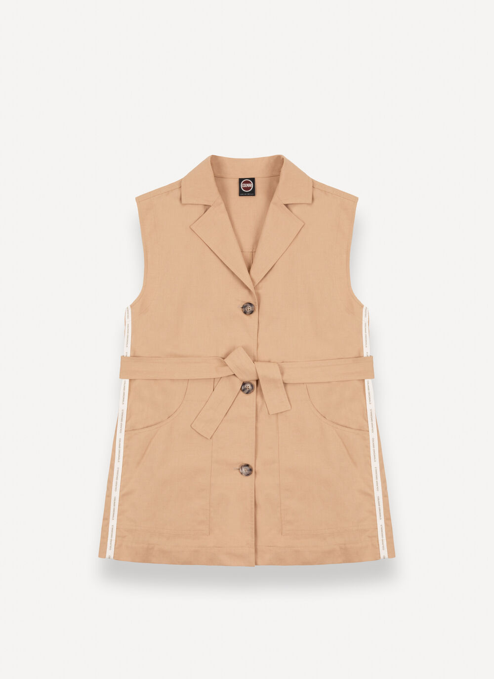 Linen shirt vest image number 4